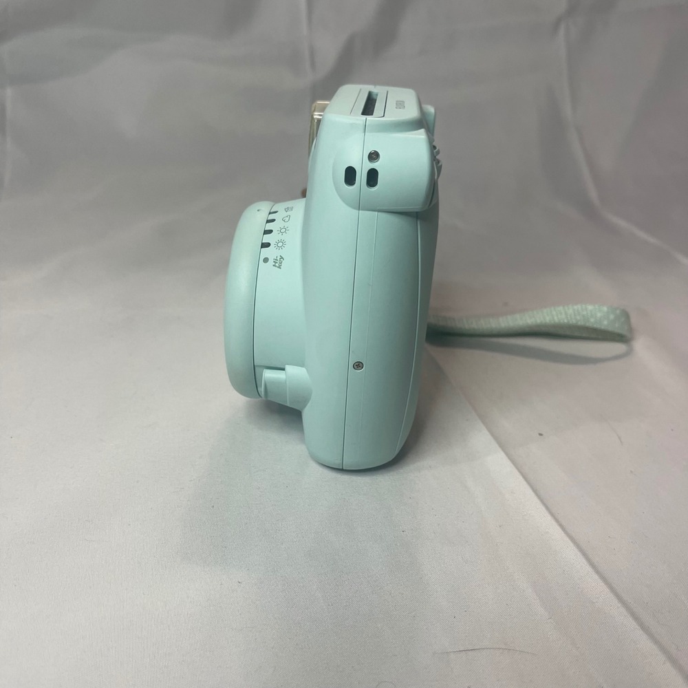 Fujifilm Instax Mini 9 Instant Film Camera Ice Blue with Wrist Strap Tested